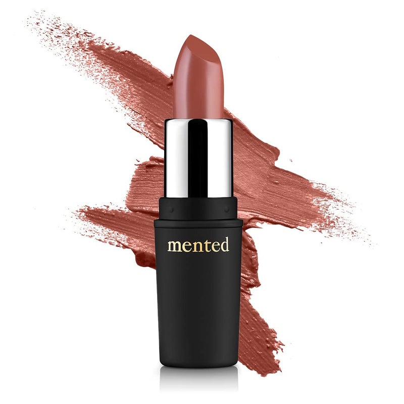 Mented Cosmetics Nude Lipstick for Women, Semi-Matte Long-Lasting Lip Stick, Moisturizing Vegan, Paraben & Cruelty-Free, Enhances All Complexions, Perfect for Everyday Makeup, Peach Please - Image 1